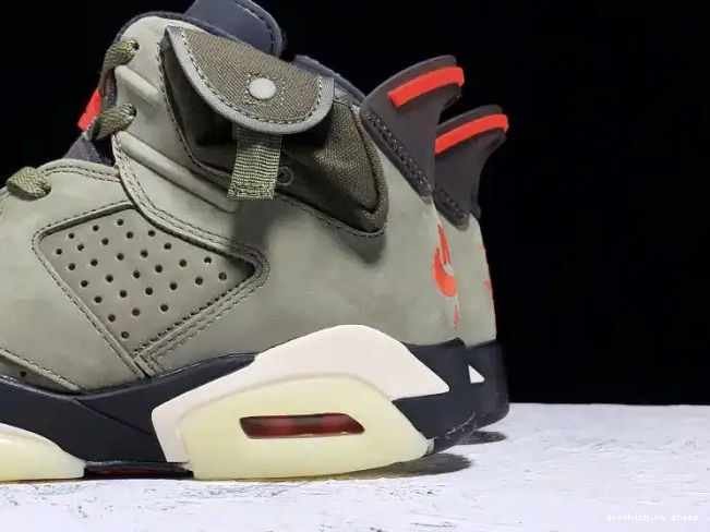 Rep Scott Travis Air Jordan Medium CN1084-200 6 Olive x 0428